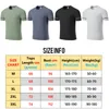 Jerseys O treino de camisetas fitness Men Dry Sport de manga curta Bodybuilding Soccer Soccer Summer Training Tee