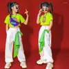 Scena noszenie nastolatków Hip Hop Ubranie Ubranie uprawa Tshirt Tops Dzieciowe Ustree CARGO CARGO