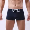 Underbyxor män kausal underkläder surf strand sexig låg midja tether snabb torr elastisk boxare shorts badkläder boxarehorts påse