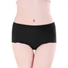 Calças plus size tamanho ultrafino feminino feminino tanga sexy calcinha sólida shorts cuecas mole