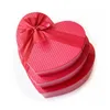 Confezioni regalo Scatole per cappelli a forma di cuore rosso Set Confezione di fiori Scatola di immagazzinaggio per sacchetti di carta Caramelle Matrimonio San Valentino