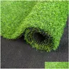 Decorazioni da giardino Decorazione per matrimoni da pavimento 100 cmx100 cm Mat verde erba prati artificiali per piccoli tappeti tappeti falsi sod casa muschio dh044 dhzdw