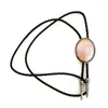 Noeuds papillon Vintage Agate Art Bolo Tie pour hommes femmes à la main nouveauté cravates cadeaux de fête de mariage accessoires de bijoux de mode