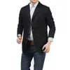 Männer Anzüge Mode Herren Casual Blazer Baumwolle Mantel Military Jacke V-ausschnitt Marke Kleidung Frühling Herbst Männlich