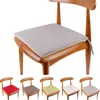 Oreiller imitation coton lin chaise de salle à manger coussinets de fesses tabouret de cuisine carré S Tatami doux tapis d'assise couleur unie