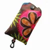 Storage Bags Foldable Shopping Eco-Friendly Grocery Tote Pouch Printed For Hanging Washable Reusable Heavy Duty