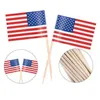 Feestdecoratie 100 stcs American Tooticks vlag cupcake toppers uk tootick bak cake decor drink biersticks benodigdheden dbc drop deliv dhi5c