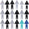Hoodie Trapstar Full Tracksuit Tracksubow Towel Terbroidery Decodeing Wooded Sportswear Men and Women Sportswear Suit Shipper Size S-XL