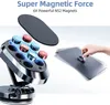 Foldable 360° Magnetic Phone Holder Car Dashboard Mount Rotation Strong Magnets