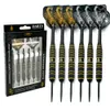 Darts Cuesoul 22g Dica de aço preto Conjunto de dardo com revestimento preto - pacote de 6 pcs 0106