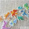 Wall Stickers Promotion Gift 20Pcs/Bundle Notebook Mes Cartoon Desk Decorative Animal 3D Sticker Kids Rooms Dh0926 Drop Delivery Home Dhvma