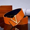 Cintura di design Cintura in pelle da uomo retrò di lusso Larghezza 3,8 cm Lettera Fibbia liscia Le cinture da donna possono essere utilizzate come regalo