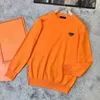 Heren truien ontwerper wol trui mode zachte comfortabele pullover jas driehoek gebreide ronde nek lange mouw gebreide shirt heren vrouwen y7u3