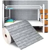 Tapety 2023 2mX70cm 3D naklejki ścienne z cegły DIY Decor samoprzylepna wodoodporna tapeta do pokoju dziecięcego sypialnia kuchnia strona główna