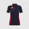 2023 F1 Team Formula One Polo Erkekler Yeni Gömlek Yarışı Araba 3D Baskı Körfezi Kadın Moda Tişört Tees Jersey Giysileri