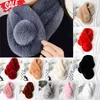 Scarves Women Ladies Faux Fur Collar Scarf Neck Wrap Winter Warm Fluffy Shawl