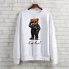 Women's Hoodies Sweatshirts BLINGPAW Teddy Bear Ride Out Letter Printed Unisex Crewneck Sweatshirt Heavy Blend Crew Neck Loose Long Sleeve 230105