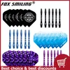 Darts vos glimlachende 41 mm aluminium pijlschachten en darts vluchten set dardos veerbladeren dart accessoires ingesteld voor dartboard games 0106