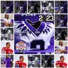 Maglie da calcio Max Duggan TCU Horned Frogs Maglia da campionato di calcio Quentin Johnston Jordon Hudson Garrett Hayes Shadrach Banks Wes Harris Chace Biddl