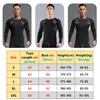 Maillots de course hommes serrés à manches longues Gym Fitness entraînement t-shirts Compression séchage rapide Muscle musculation haut hommes chemises