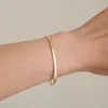 Bracelet chaîne en acier inoxydable plaqué or 18 carats chaîne serpent plat lien bracelets de cheville délicats pour femmes Boho mignon bijoux de plage d'été