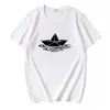 メンズTシャツ2023サマーペーパーボートプリント半袖男性Tシャツ綿の通気性特大トップスプラスサイズのブラン​​ド服