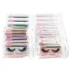 Faux Cils 3D Cils Couleur Combinaison De Cils Recourbe-cils Et Brosse Naturel Épais Dhgate Gros Maquillage Drop Delivery Health Dh3Lq