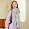 Écharpes VISROVER 8 Colorways Plaid Cachemire Femme Écharpe d'hiver Mode Femme Laine Handfeel Châle Vérifié Wraps Cadeau