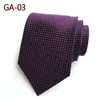 Bow Ties Men Silk Plaid Stropdassen Wedding Cravate Pour Homme Jacquard Woven Neck Tie Party Business Formal Formal