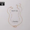 Chains Trendy Pearl Stone Hollow Heart Choker Neckalce For Women Charming Gold Color Alloy Metal Clavicle Chain Jewelry 21875