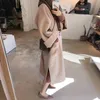 レディースウールブレンド2023ファッション服女性フルソリッドコートとジャケットアウターウェアコート