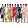 Designer Robes Women Brand Sleepwear Bademantel Luxury Classic 100% Cotton Bathrobe Men Kimono Warm Home Wear Unisex Bathrobes K1739