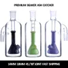 8 styles bong ash catcher hookah wholesale 14mm 18mm 45/90 degree joint unique glass smoking accessories