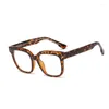 Solglasögon ramar anti-Blue Light Plast Titanium Retro Square Rivet Glasses Men Kvinnor Optiska modedatorglasögon 50048