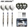 DARTS FOX SMILING SOFT TIP DARTS SET 3PCS 18G電子DARTプロフェッショナルカラフルなフライト0106