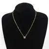 Collier ras du cou en Zircon brillant Invisible, ligne fine transparente, Simple, Bijoux pour femmes, Collana Kolye, 2023