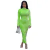 Casual Dresses Women Skinny Long Maxi Dress Tie-dye Print Party Summer Sexy Bodycon Night Club Elegant Sleeve Bandage Vestidos