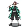 Action Figures giocattolo 6 pz / set Demon Slayer Kimetsu no Yaiba Nezuko Kyoujurou Tanjirou Inosuke Shinobu Zenitsu Action Figure Anime Figurine Giocattoli T230105