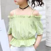 Clothing Sets 2023 Summer Girls Clothes Set Fashion Off Shoulder T-shirt And Shorts 2Pcs Kids Casual Outfits Children