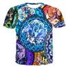 T-shirts pour hommes 2023 T-shirt d'été 3D Femme abstraite Anime Print Street Wear XXS-6XL