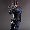 Ação Figuras de brinquedo de 32cm Personagem de jogo Leon Scott Kennedy Biohazard re colecionadores Ação Figura Toys Presente de Natal No Box T230101