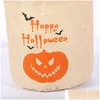 Outras festa festiva suprimentos de halloween saco de doces com bolsa de bolsa de bolsa de bolsa de bolsa leve SKL SKL