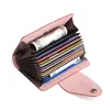 حاملي البطاقات PU Leather Coin Purse Women Mini Change يحافظ على الأطفال فتحات متعددة محافظ الجيب محفظة حقيبة حقيبة