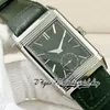 MGF Reverso Tribute Duoface MG3908420 Mens Watch 854a/2 Mechanical Hand Winding Dual Time Zone Steel Case White Dial Leather Strap Super V2 Edition Eternity Watches