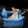 Hondenauto stoelhoezen bedbank reisstoelen bedekken kleine middelgrote honden wasbare front back huisdier kattendrager