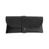 Retro Soft Leather Glasses Case Literary Simple Glasses Bags Portable Sun Sunglasses Storage Bag Anti-pressure FSXJY56