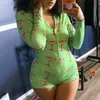 성인을위한 여자 수면 라운지 섹시한 onesies 잠자기 긴 소매 v- 넥 onesie onesie 여자 점프 슈트 렌 르 케리아 에로티카 mujer sexi 속옷 pajama romper 230106