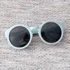 Mode garçon et fille usine lunettes enfants taille Simple solide lunettes de soleil bonbons couleurs lunettes rondes