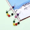 Necklace Earrings Set Chakra Gem Stone Beads Pendant Earring Women Yoga Reiki Healing Balancing Maxi Anklet Jewelry Kit