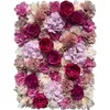 Decorative Flowers Candy Artificial Backdrop Wall Flower Hydrangea Row Wedding Po Studio Window Decoration Background